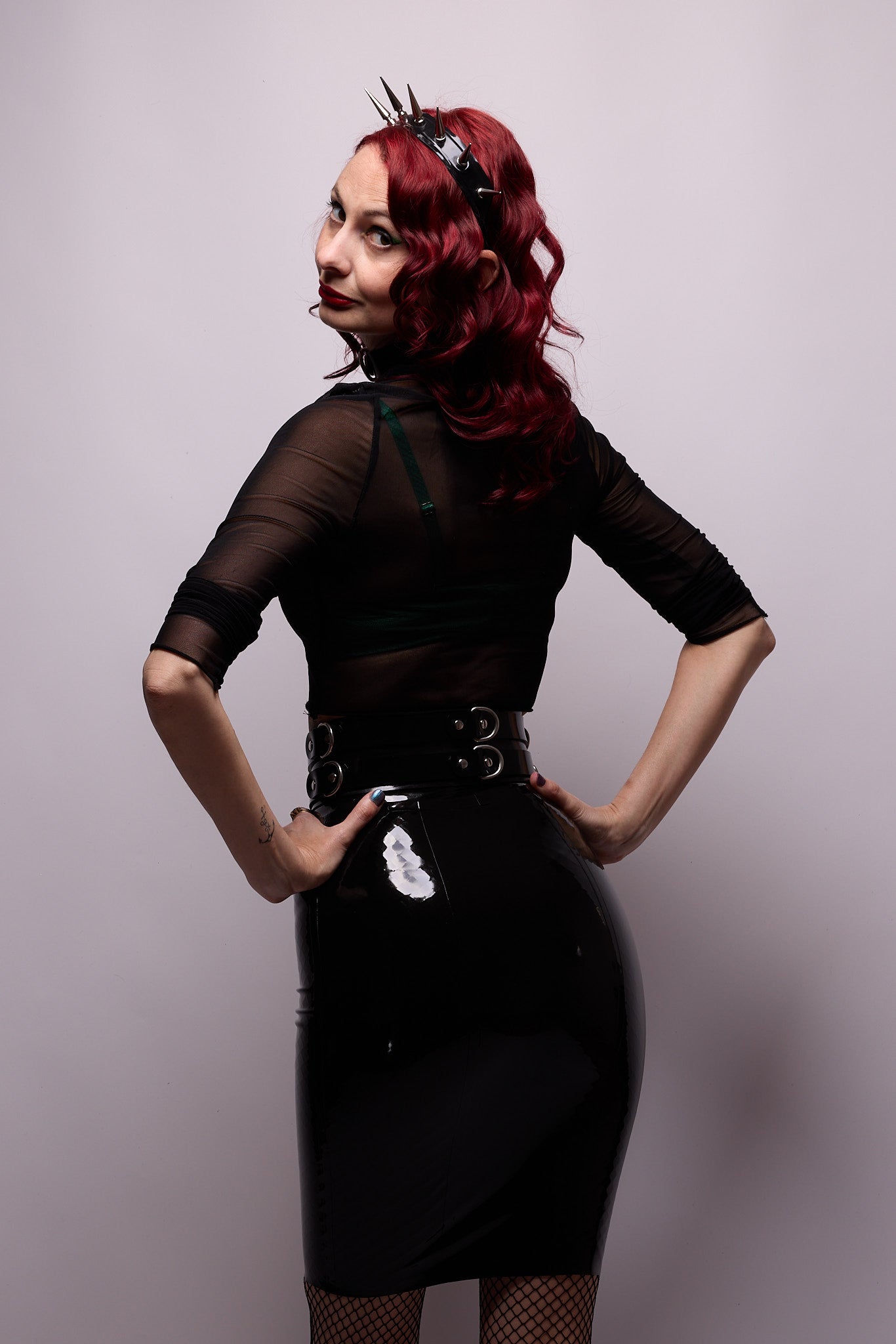 Twin Strap Rubber Waist Belt