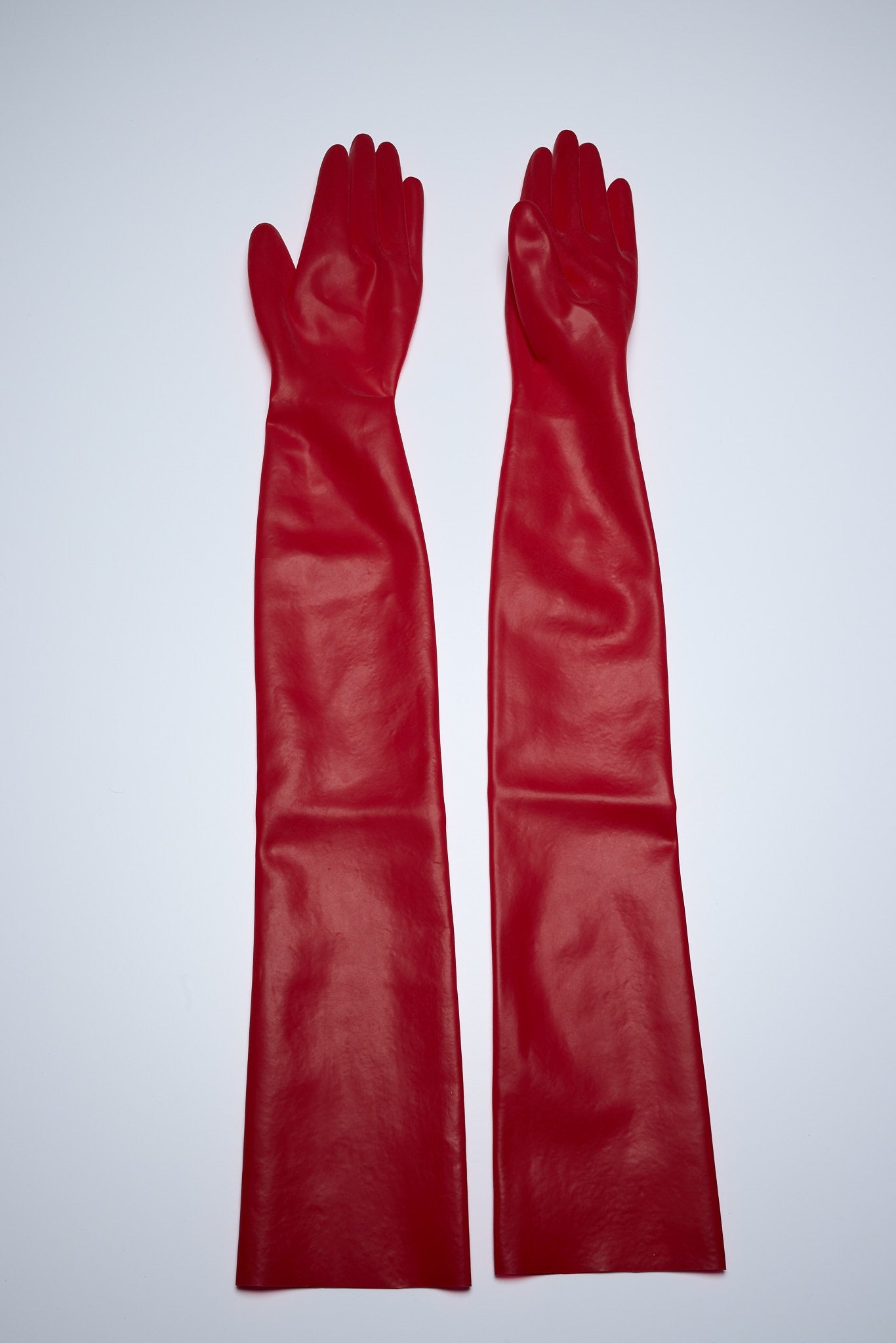 Latex Gloves - Opera - Lava Red