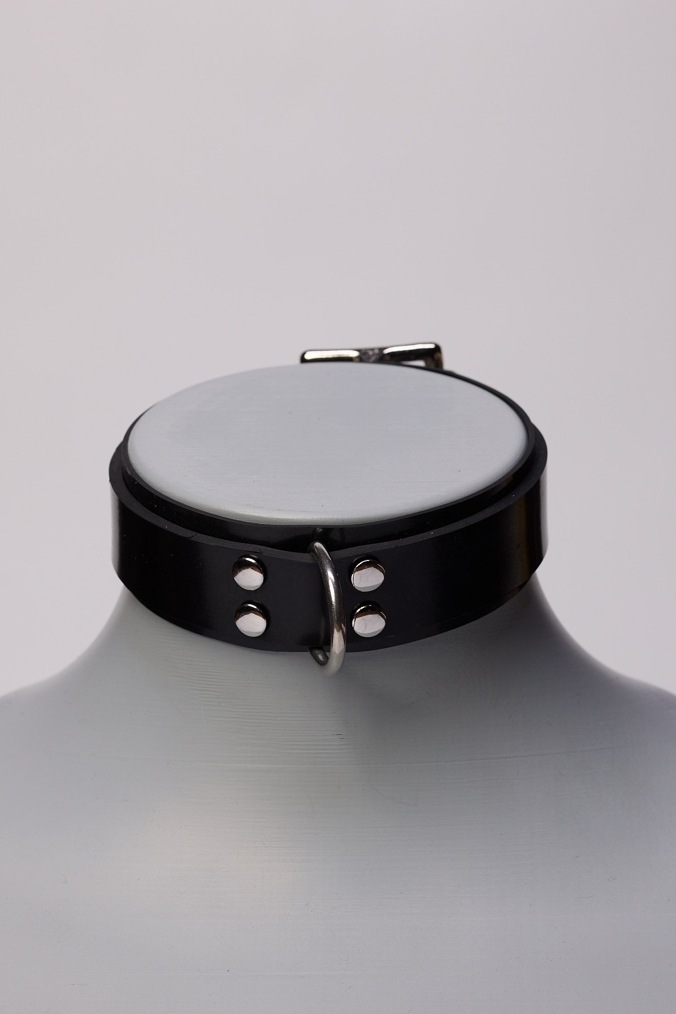 Rubber Collar 25mm - lined with D-ring