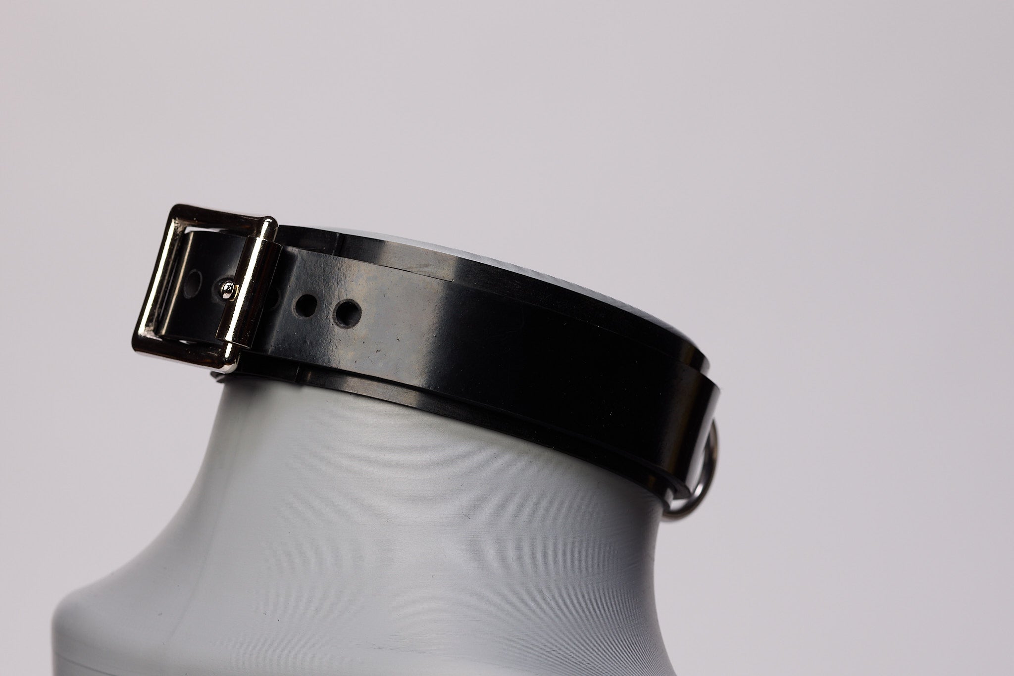 Rubber Collar 25mm - lined with D-ring