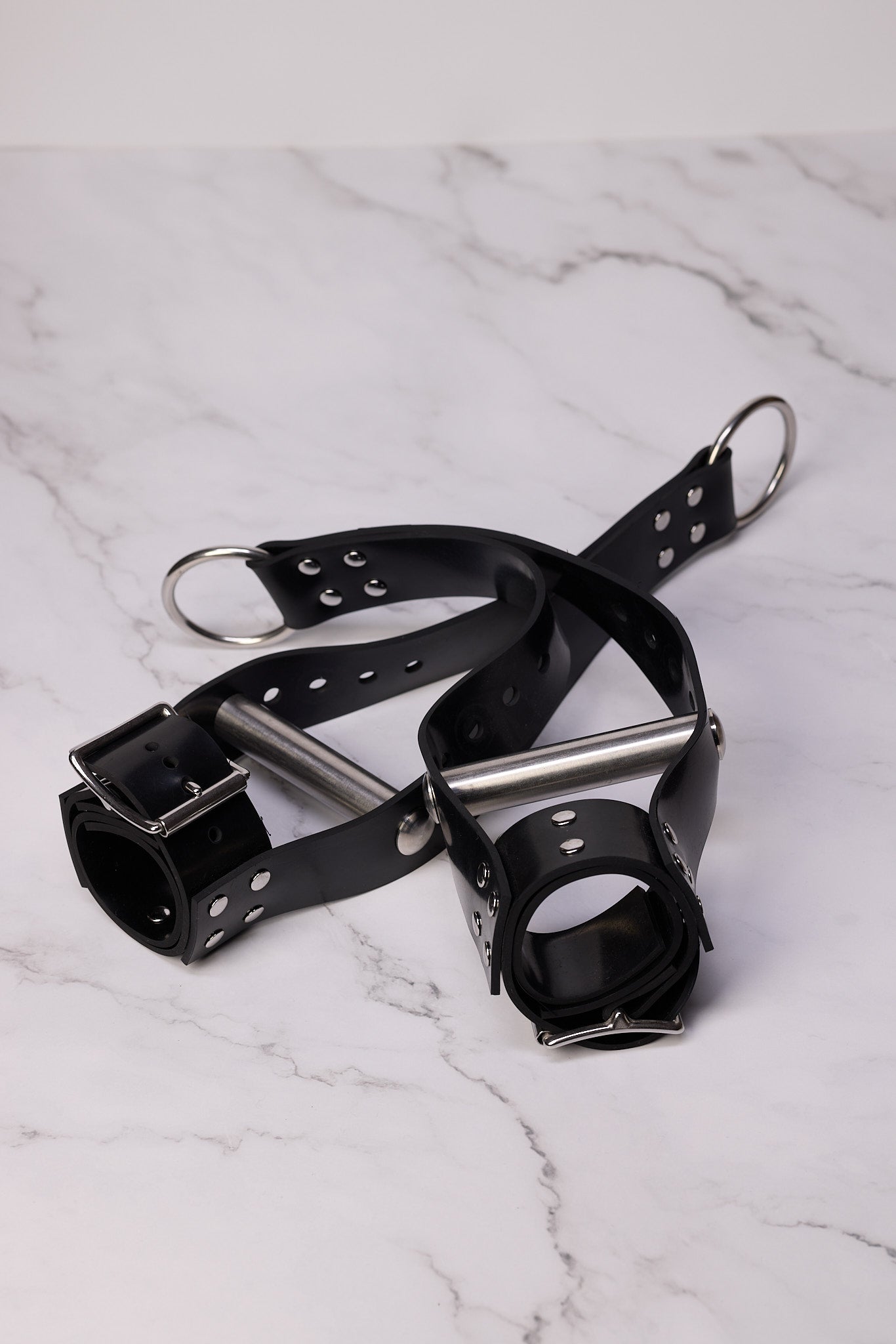 Heavy Rubber Hand Grip Cuffs