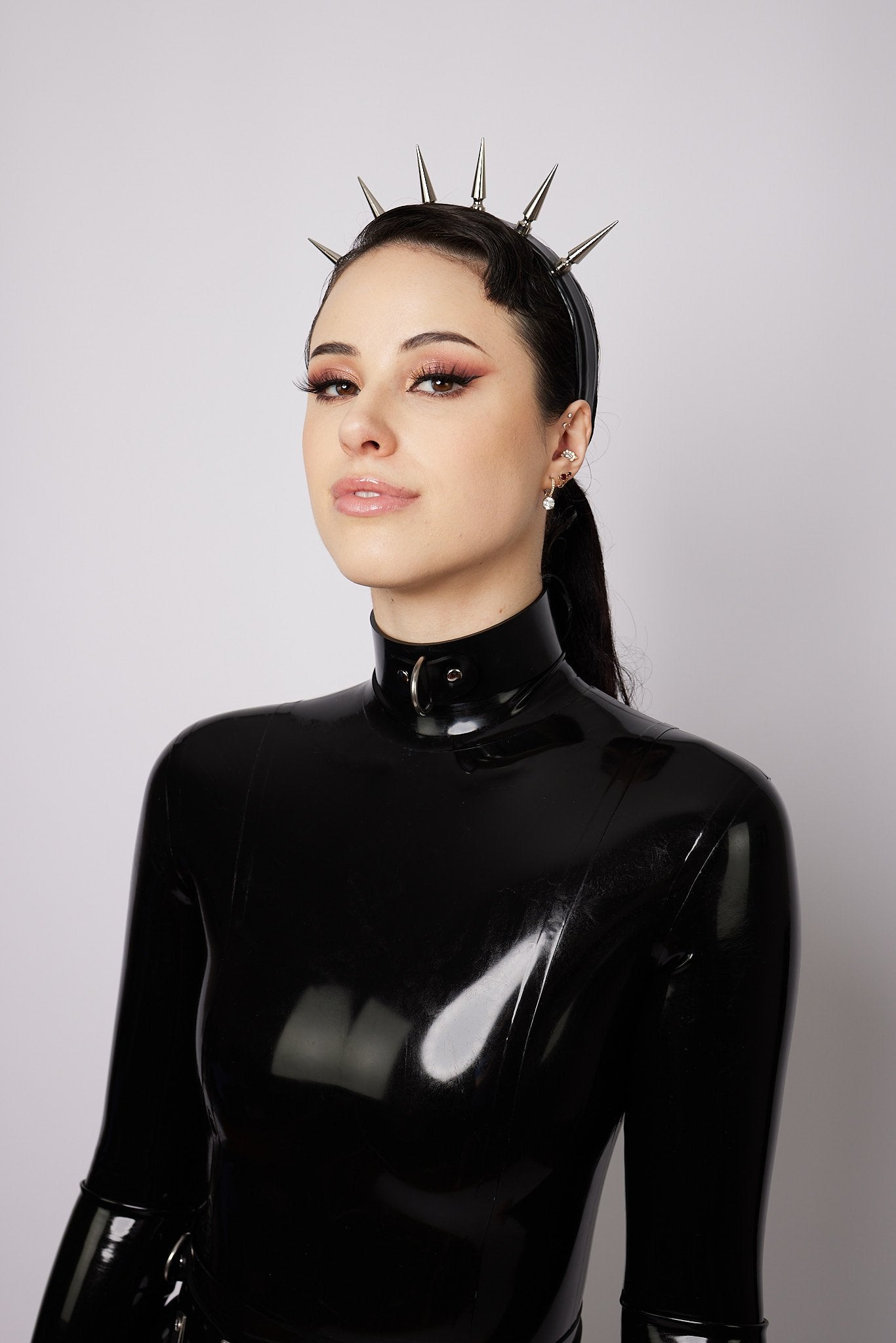 Spiked Latex Headband